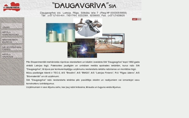 Daugavgrīva, SIA